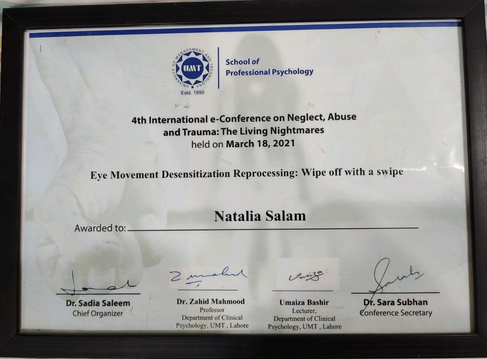 EMDR Workshop — Eye Movement Desensitization Reprocessing